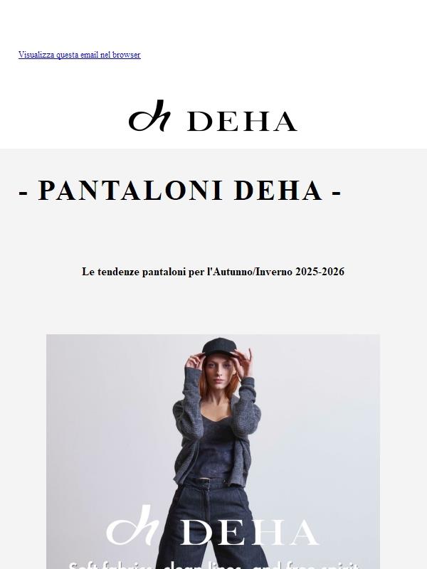 PANTALONI DEHA👖