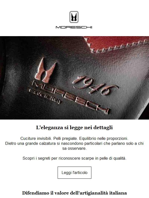 L’eleganza non si improvvisa. Si riconosce.