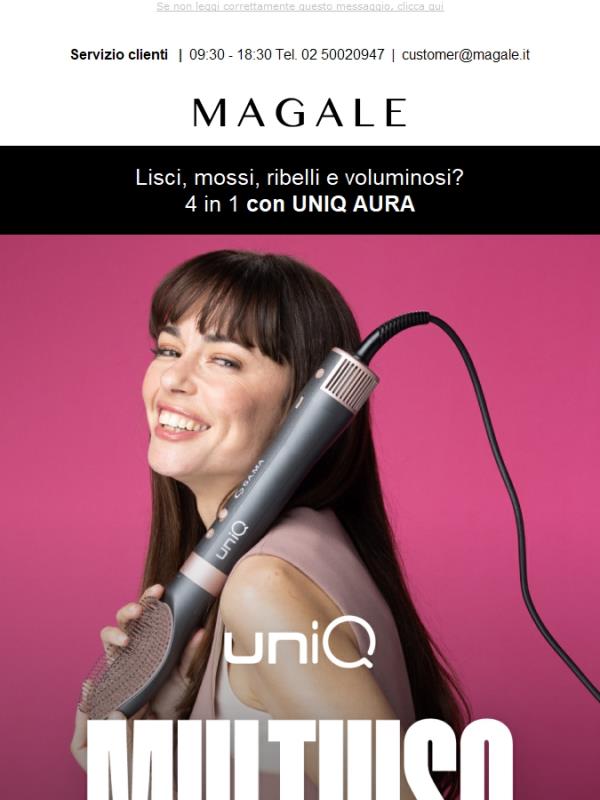 NEW GAMA: UniQ Vibrance multi-styler✨💗 solo su Magale.it