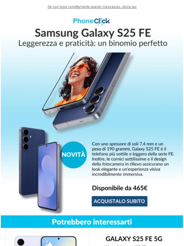 💥 Nuovo Samsung Galaxy S25 FE