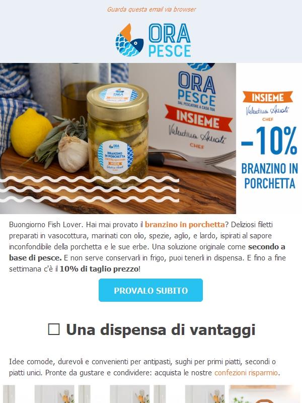 Fish Lover, scopriamo il branzino in porchetta 😋 della linea Insieme