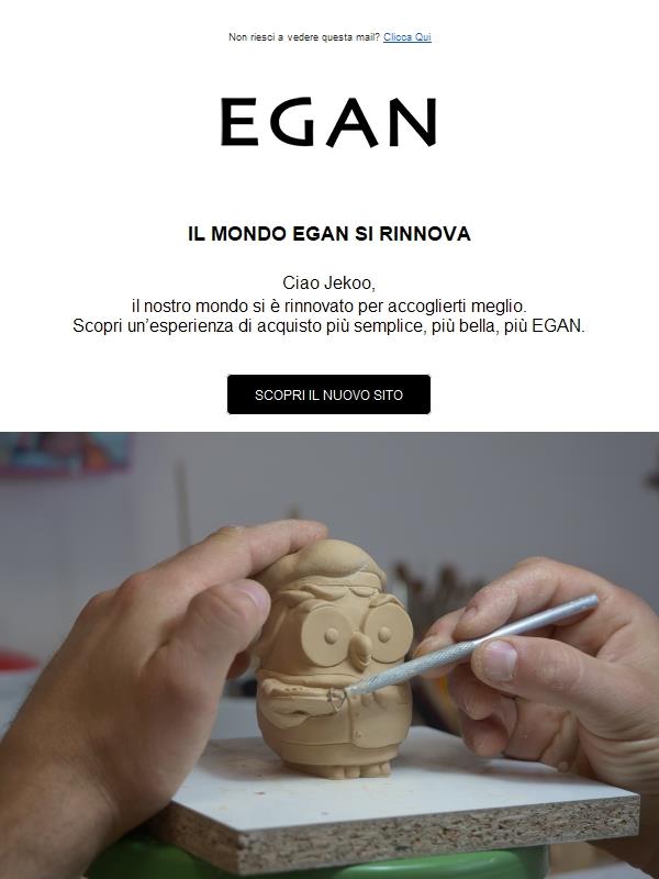 ✨ È online il nuovo egan.it! Scopri il nostro mondo rinnovato