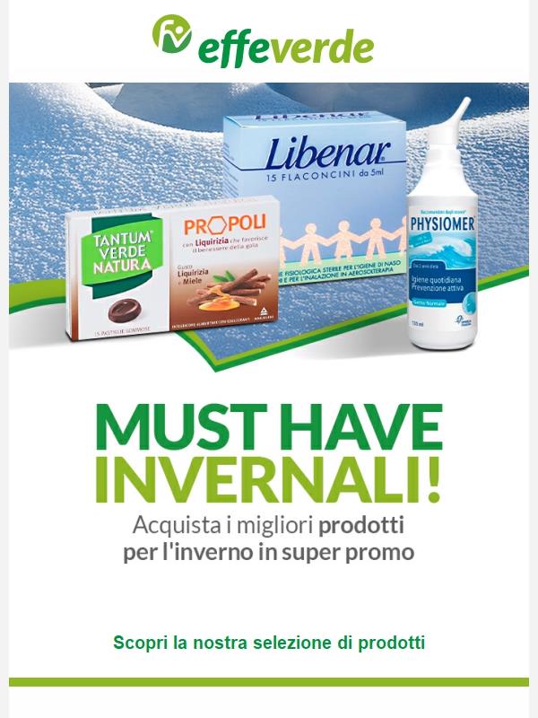 Must have invernali: acquista i migliori prodotti in promo!