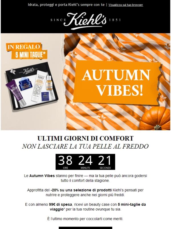 Ultima occasione per la tua routine d’autunno 🍂