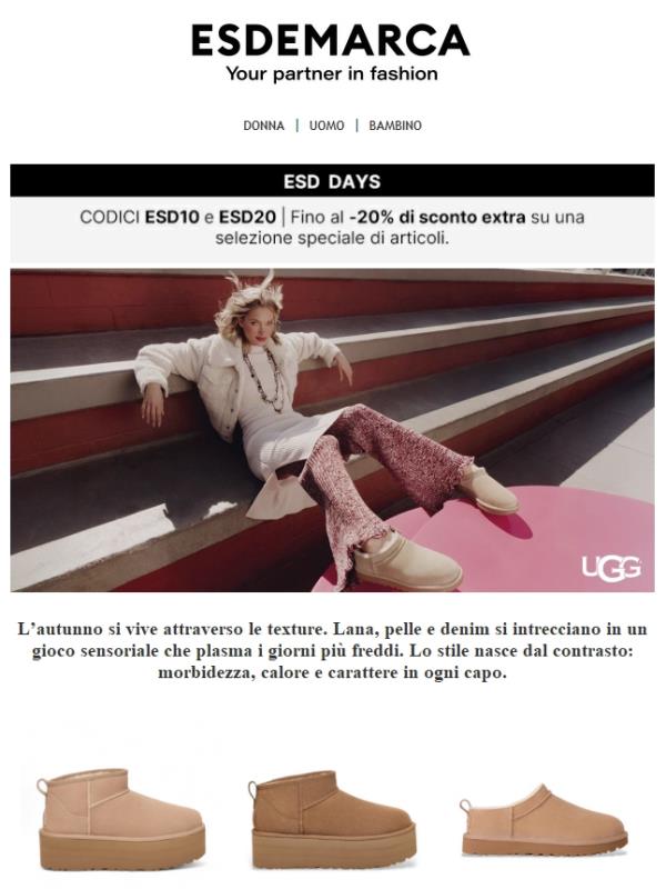 Ultime ore per acquistare i tuoi preferiti agli ESD DAYS