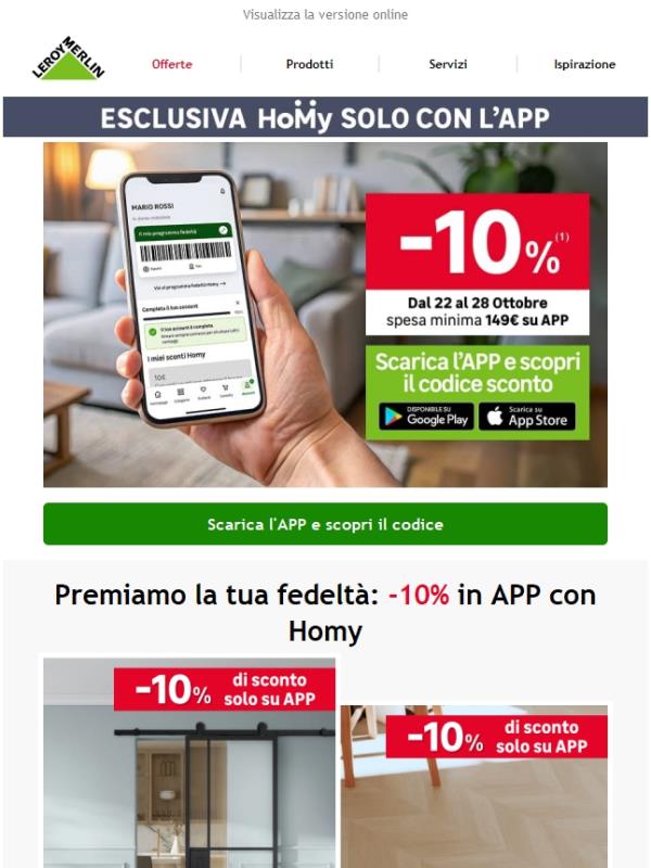 Solo chi ha l’APP può averlo!