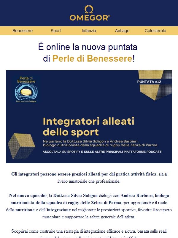 Perle di Benessere #12: Integratori alleati dello sport 🎧