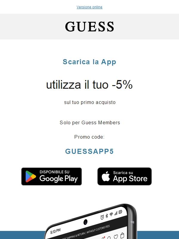 5% di sconto su APP