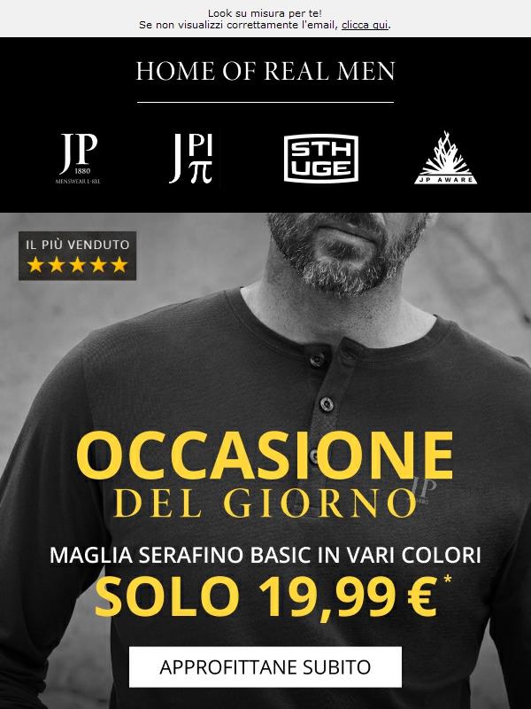 Final Call - 19,99 € maglia serafino basic