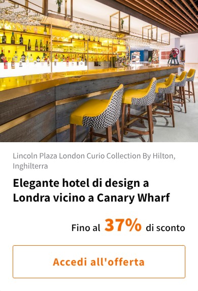 Elegante hotel di design a Londra vicino a Canary Wharf