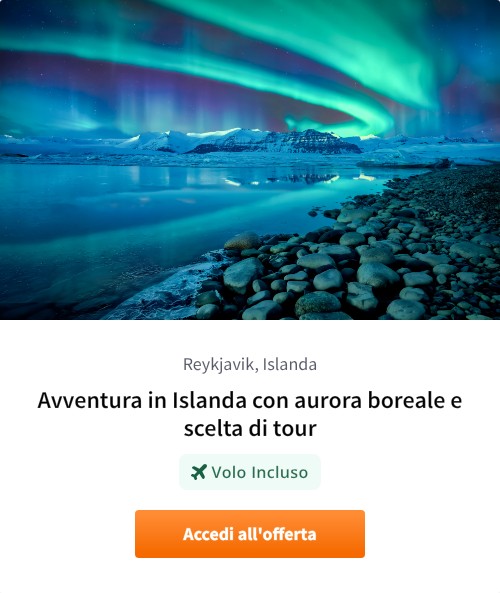 Avventura in Islanda con aurora boreale e scelta di tour