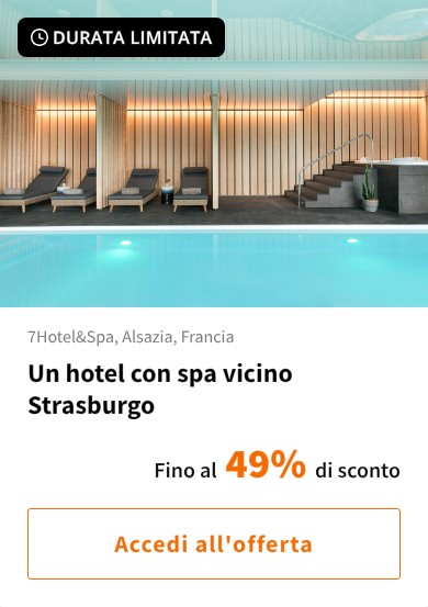 Un hotel con spa vicino Strasburgo