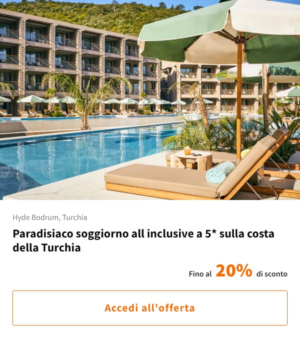 Paradisiaco soggiorno all inclusive a 5* sulla costa della Turchia