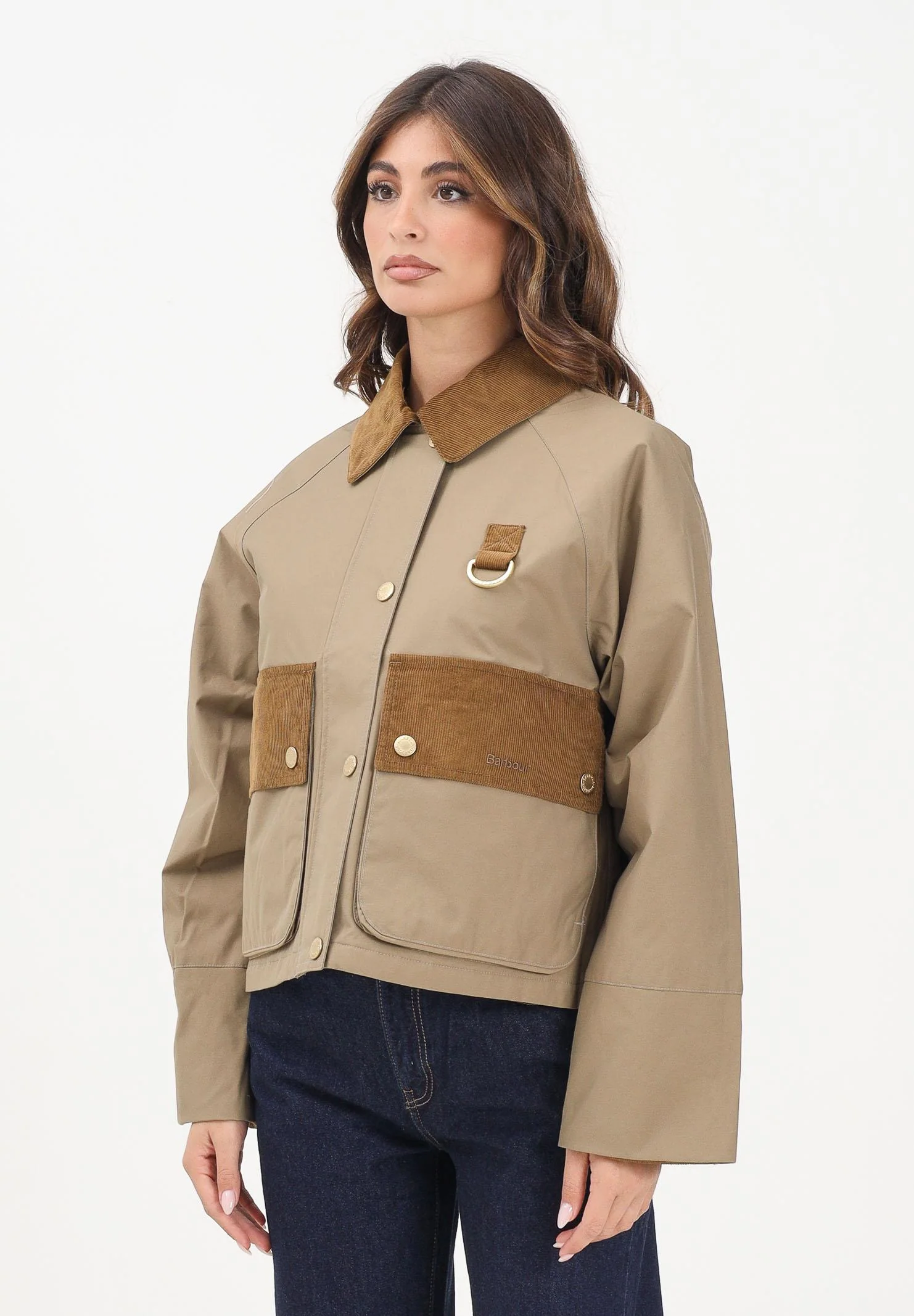 Image of BARBOUR Giacca Phoebe beige da donna