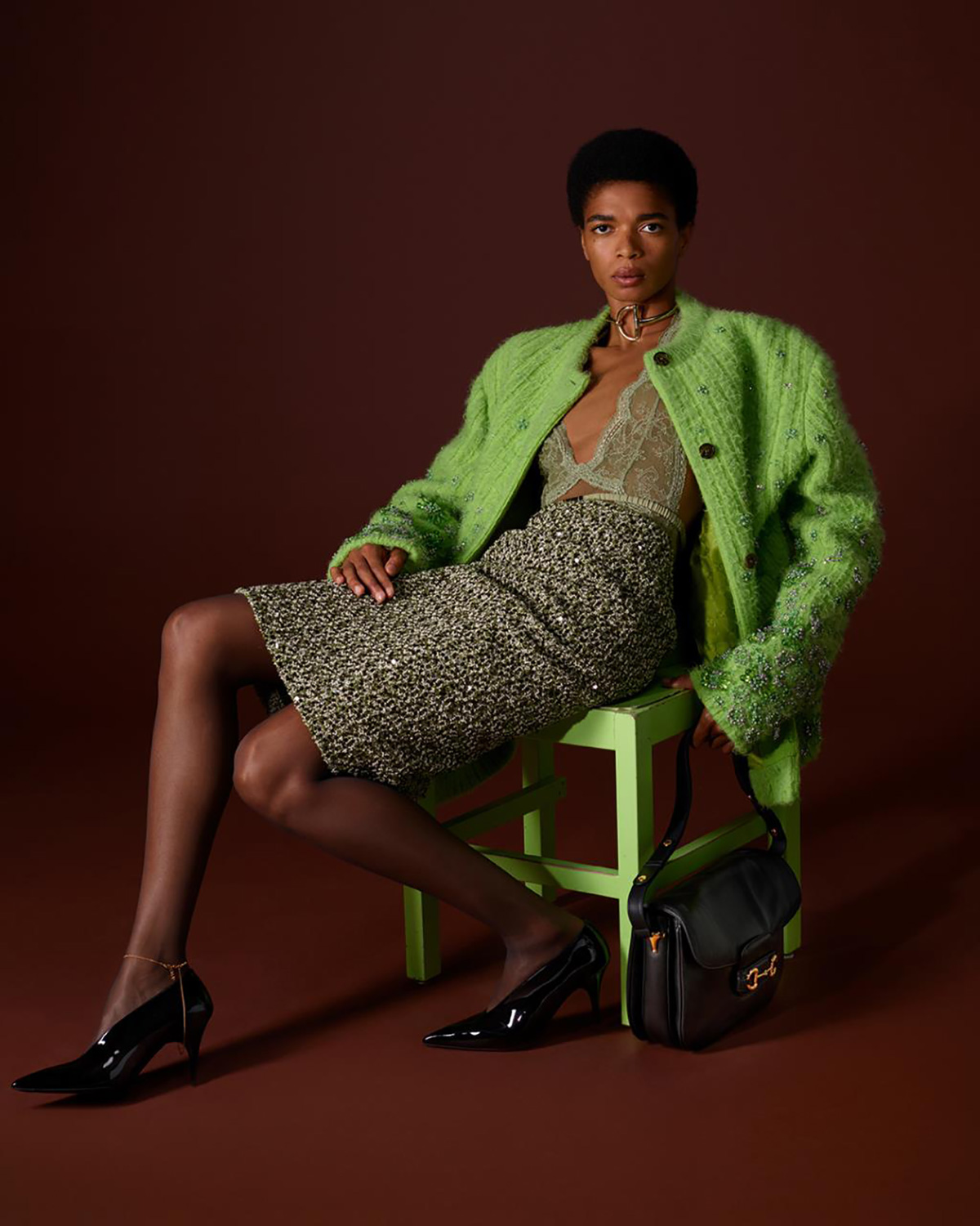 Capo di abbigliamento Scopri di più sul sito Web di Gucci 