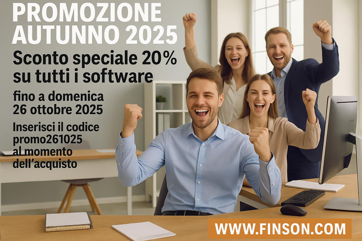 Sconto 20% fino a domenica 26 ottobre a mezzanotte