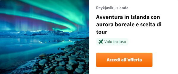 Avventura in Islanda con aurora boreale e scelta di tour