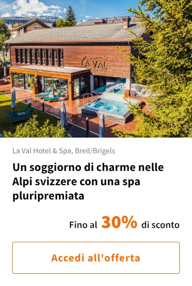 Un soggiorno di charme nelle Alpi svizzere con una spa pluripremiata