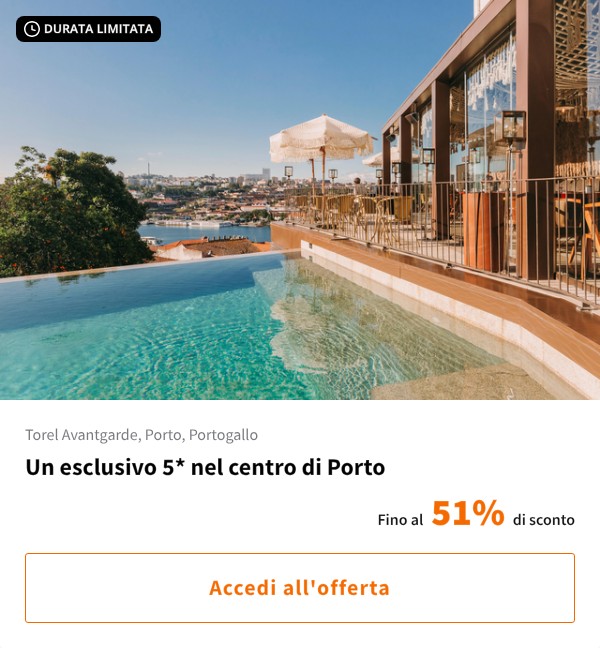 Un esclusivo 5* nel centro di Porto