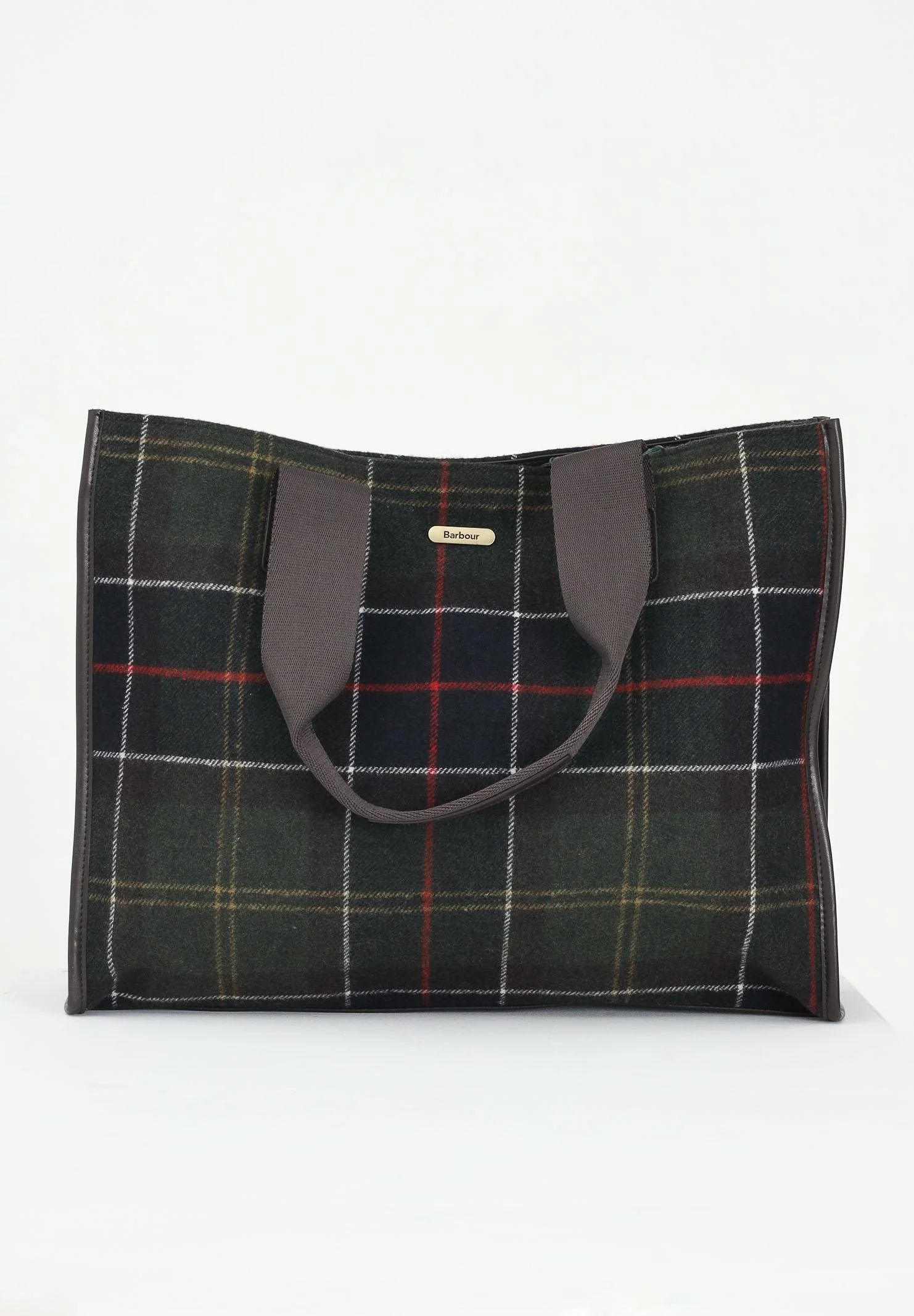 Image of BARBOUR Shopper Turnberry in tartan da donna