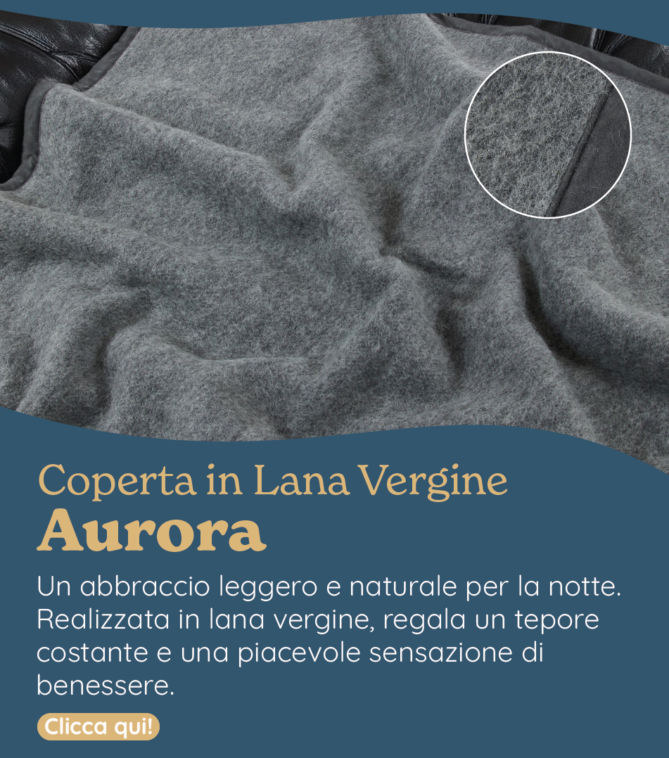 Coperta in Lana Vergine - Aurora