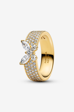 Sparkling Butterfly Bold Ring