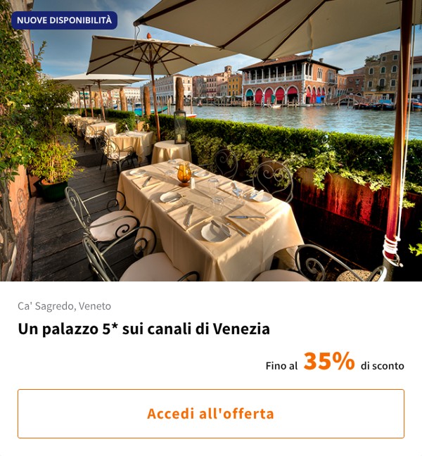 Un palazzo 5* sui canali di Venezia