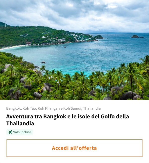 Avventura tra Bangkok e le isole del Golfo della Thailandia