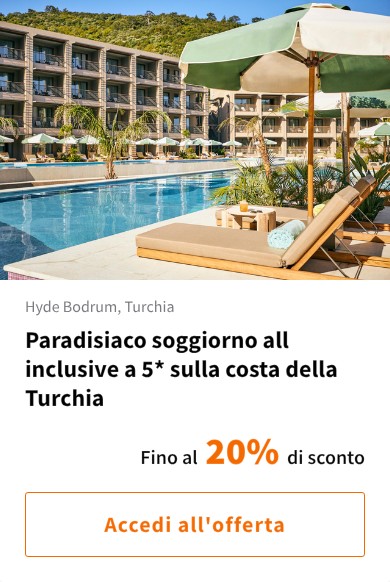 Paradisiaco soggiorno all inclusive a 5* sulla costa della Turchia