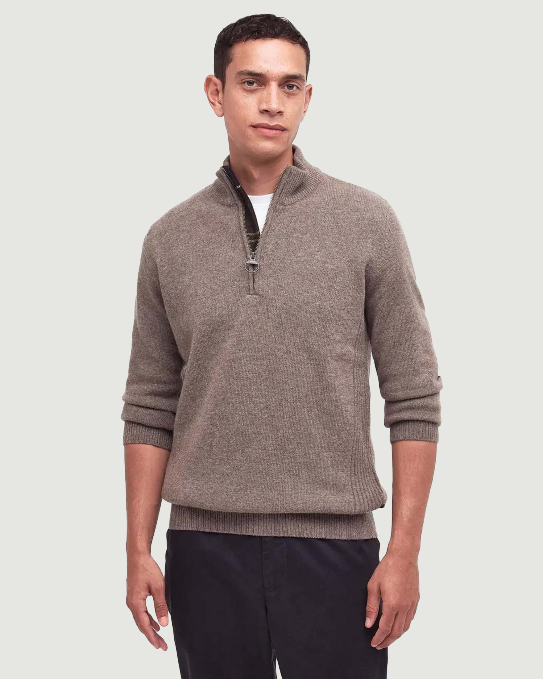 Acquista Maglione con zip Barbour Uomo