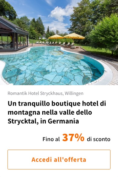 Un tranquillo boutique hotel di montagna nella valle dello Strycktal, in Germania