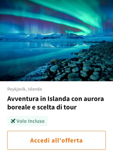 Avventura in Islanda con aurora boreale e scelta di tour