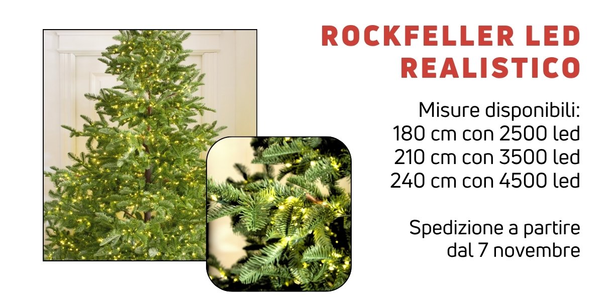 Albero di Natale Rockefeller Led | Perrone Shop