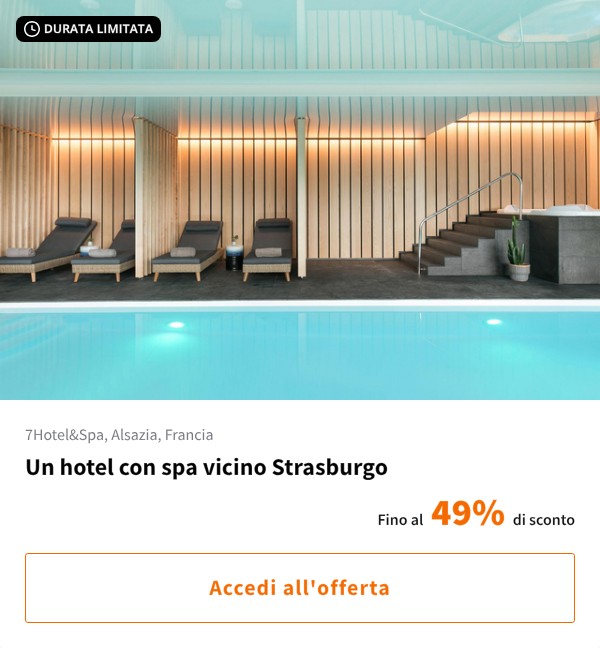 Un hotel con spa vicino Strasburgo