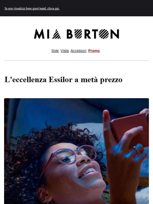 Lenti Essilor, ora a -50%