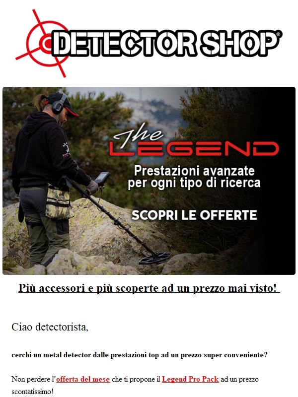 Non perdere le offerte Nokta Legend!