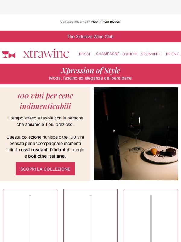 100 vini per cene indimenticabili