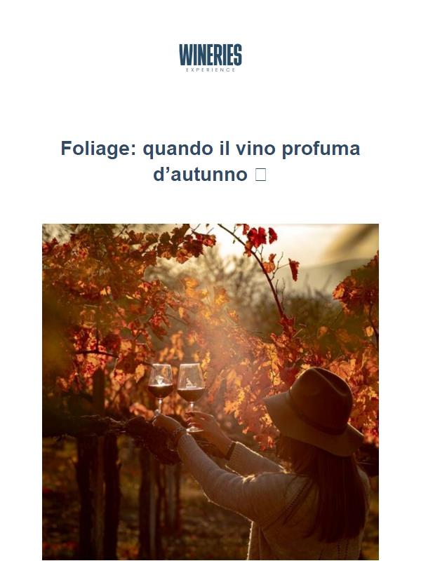“Foliage: quando il vino profuma d’autunno 🍂”