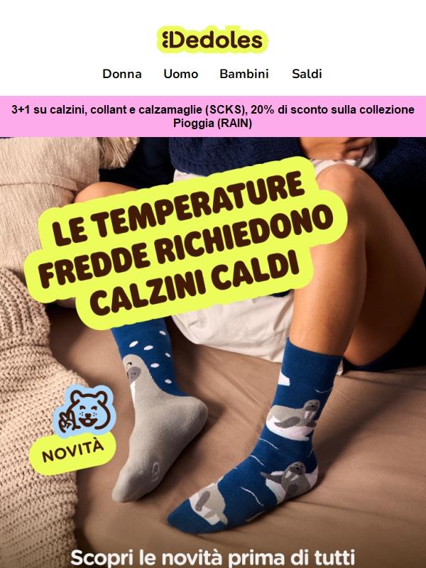 Riscaldati con i nostri nuovi calzini ❄️🔥