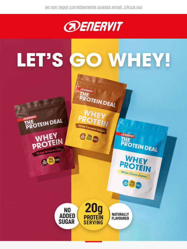 🤩 Whey Protein e gusto, il DEAL è giusto!