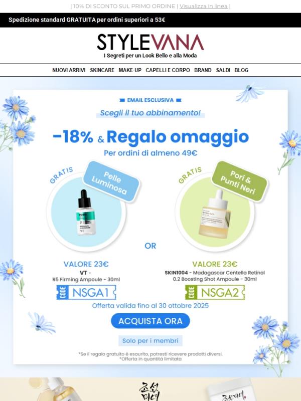 Quale OMAGGIO sceglierai?🎁