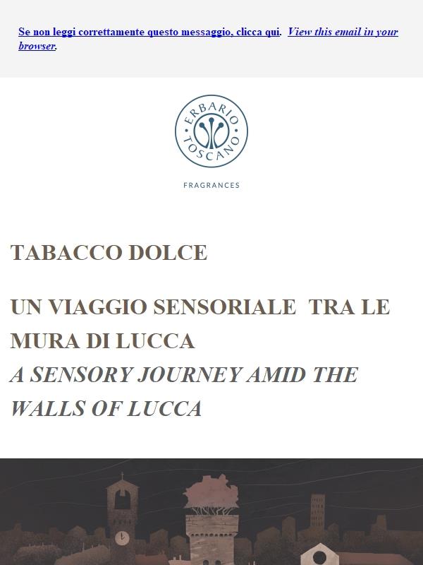 Tabacco Dolce:  un viaggio sensoriale tra le mura di Lucca