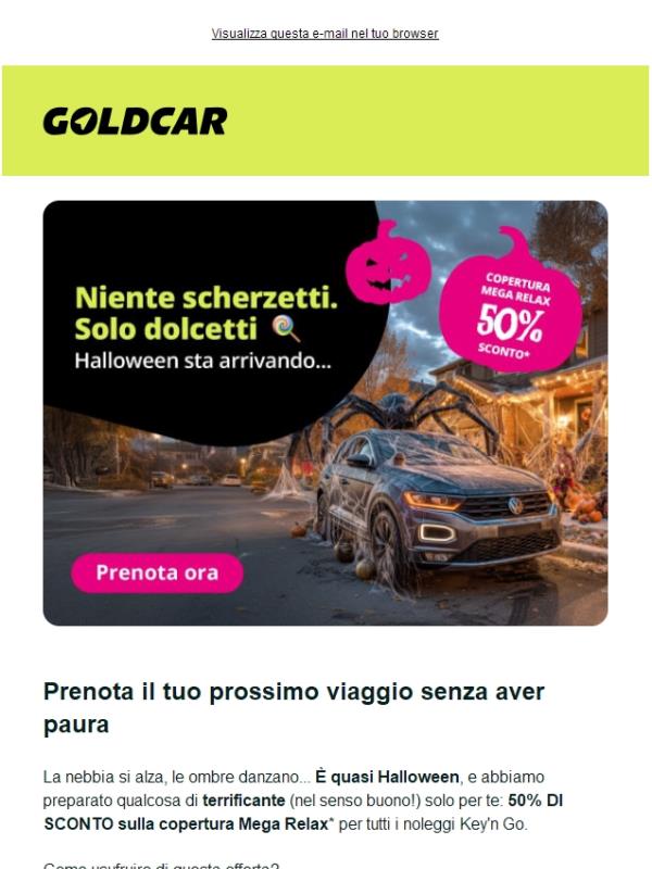 🎃 Niente scherzetti. Solo dolcetti.