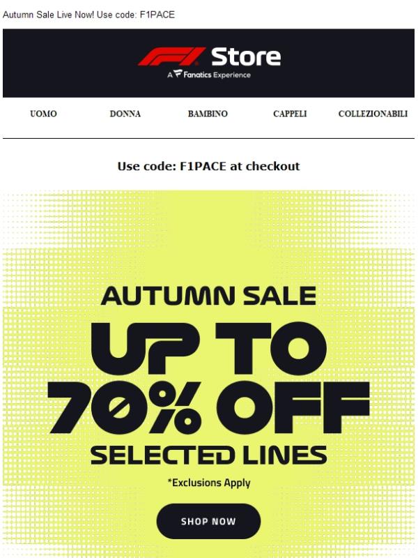 It's Go Go Go - Up To 70% OFF!