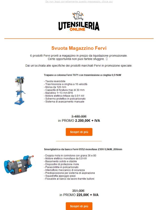 Occasioni Made in Fervi!