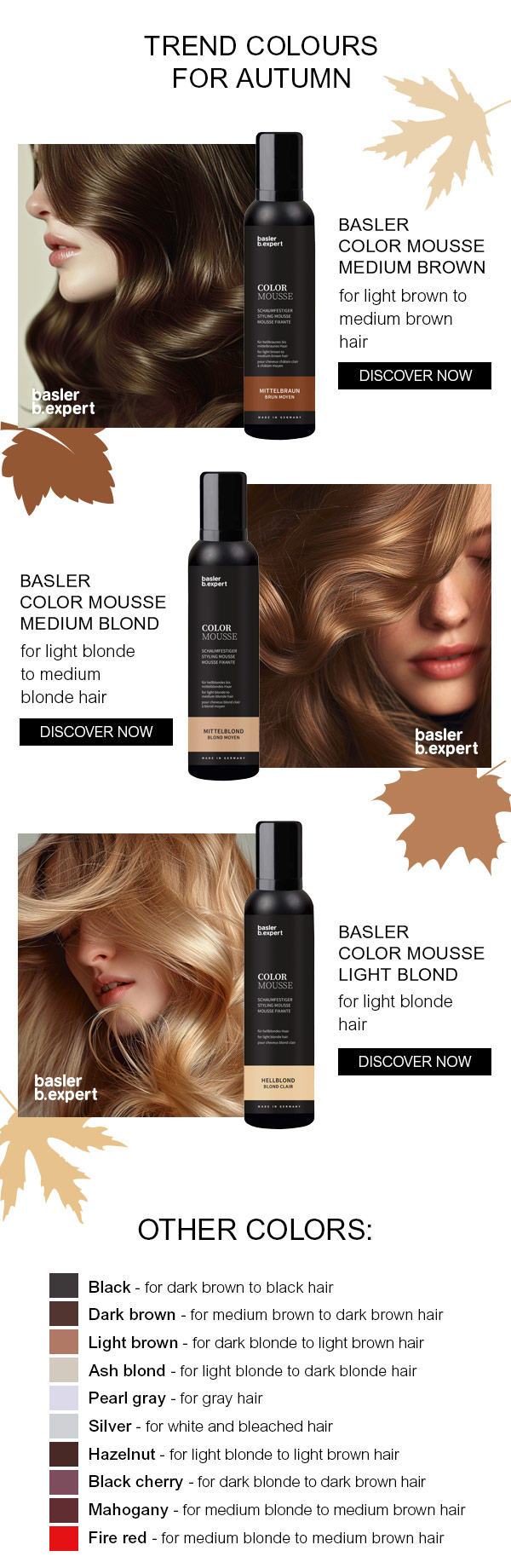 basler Mousse di colore