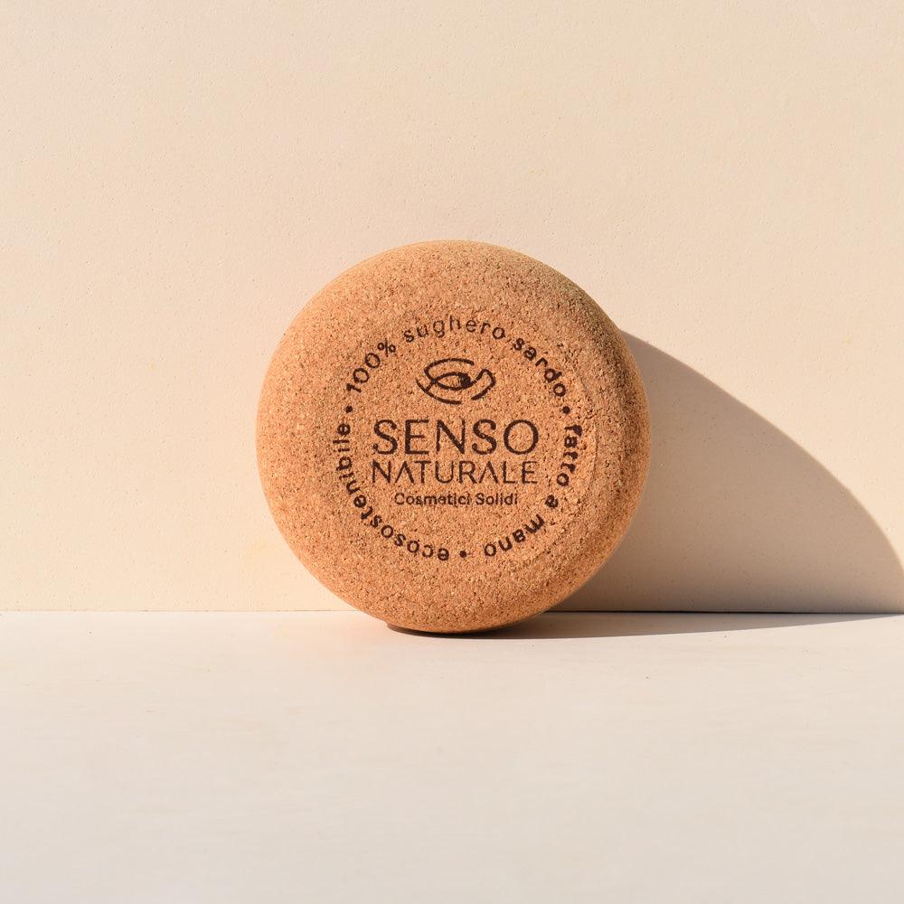 Image of Contenitore porta SHAMPOO solido in sughero GRANDE