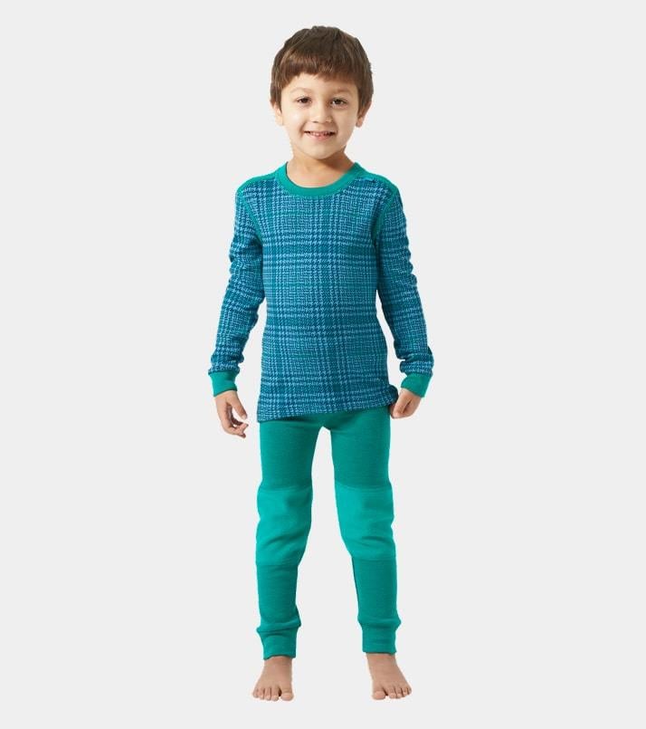 Kids' Graphic LIFA® Merino Wool Base Layer Set