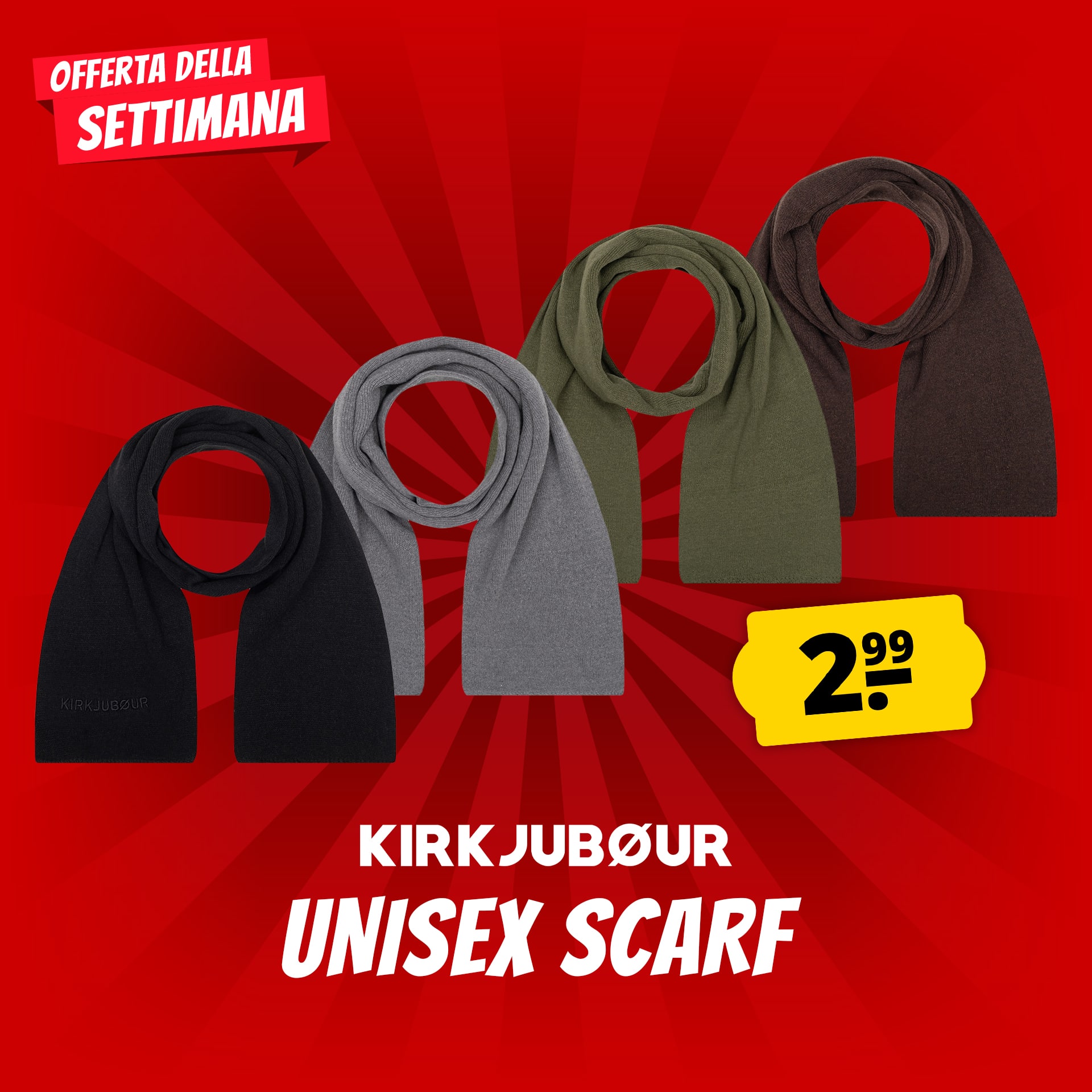 kirkjubour fryse sciarpa