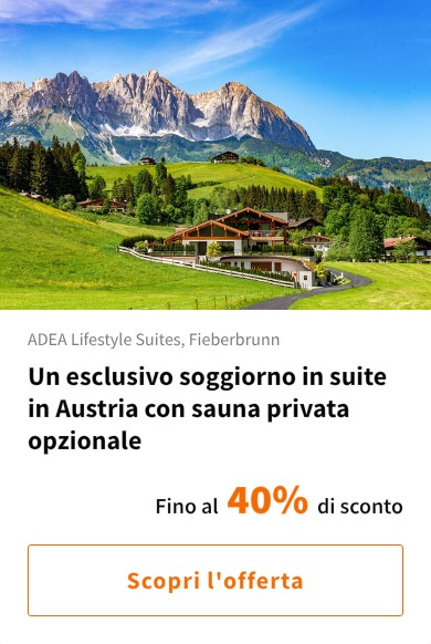 Un esclusivo soggiorno in suite in Austria con sauna privata opzionale